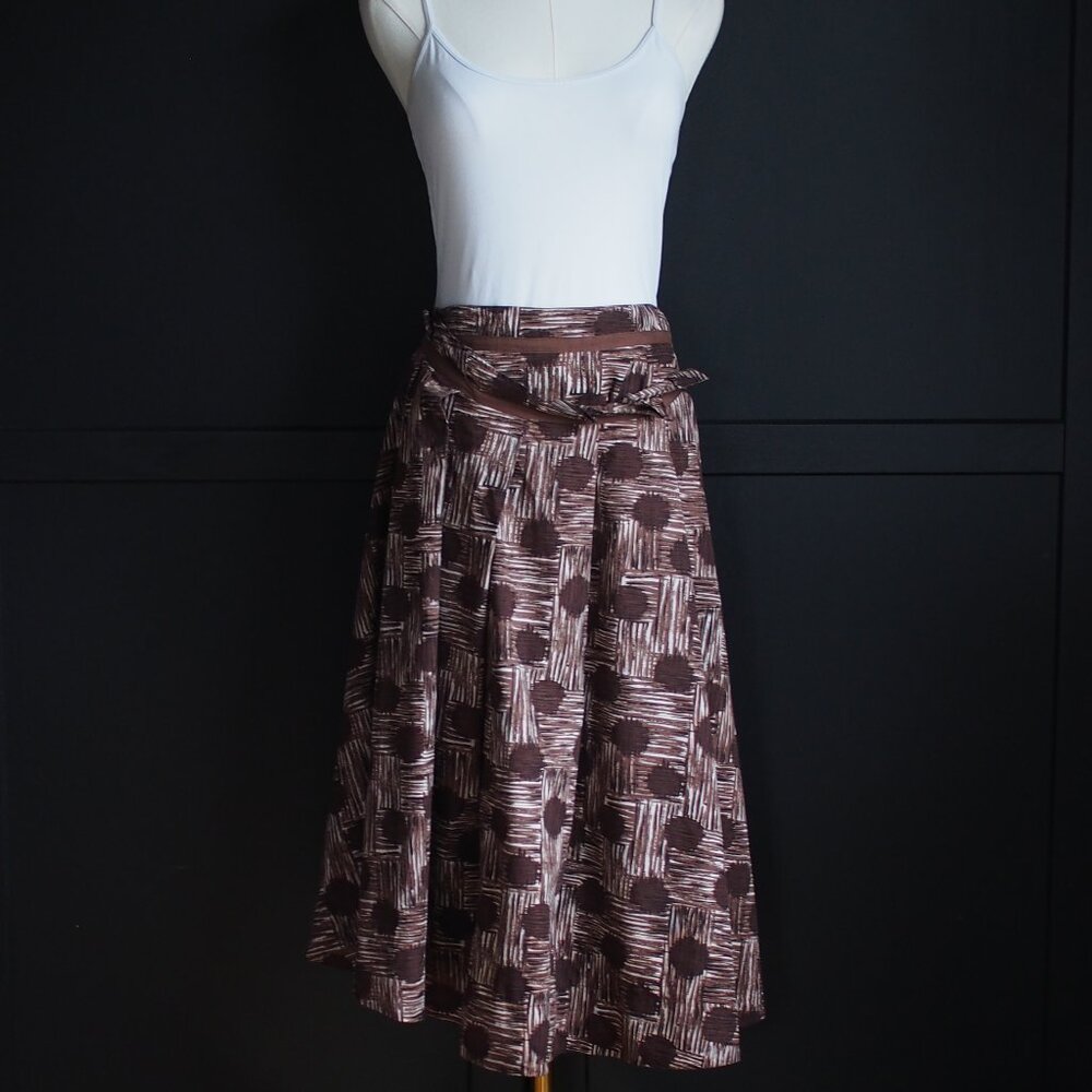 Lilith | Y2K/early 2010s Cotton Asymmetric Wrap Skirt